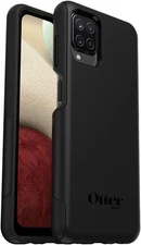 Samsung Galaxy A12 Commuter Series Lite Case - Black, Slim & Tough, Pocket-Frien