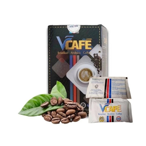 VCAFE Brazilian Arabica Coffee Black Ginger Extract Antioxidant- 20 Sachets/Box - Picture 3 of 16