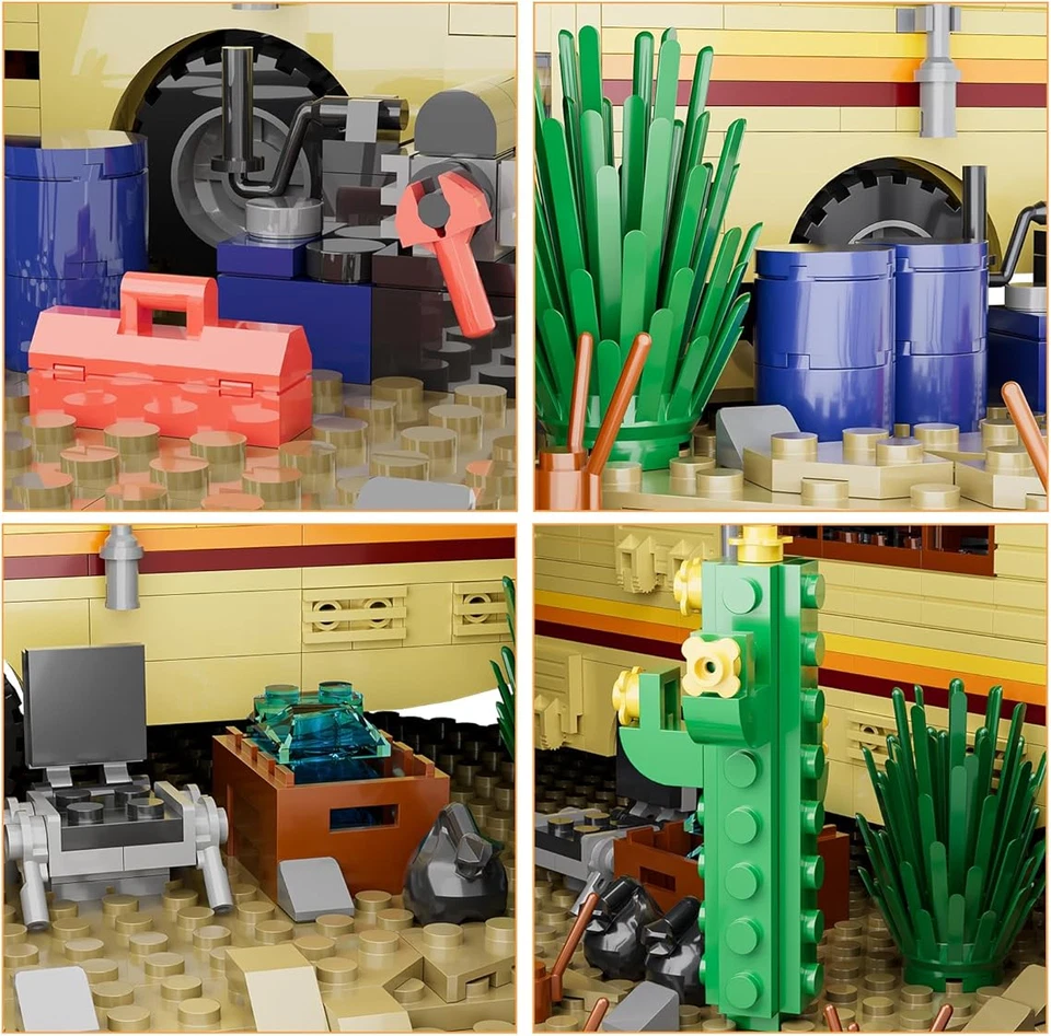 Breaking Bad RV Camper Van Building Blocks Set Vehicle Model Bricks Toy UK - Image 3 of 4
