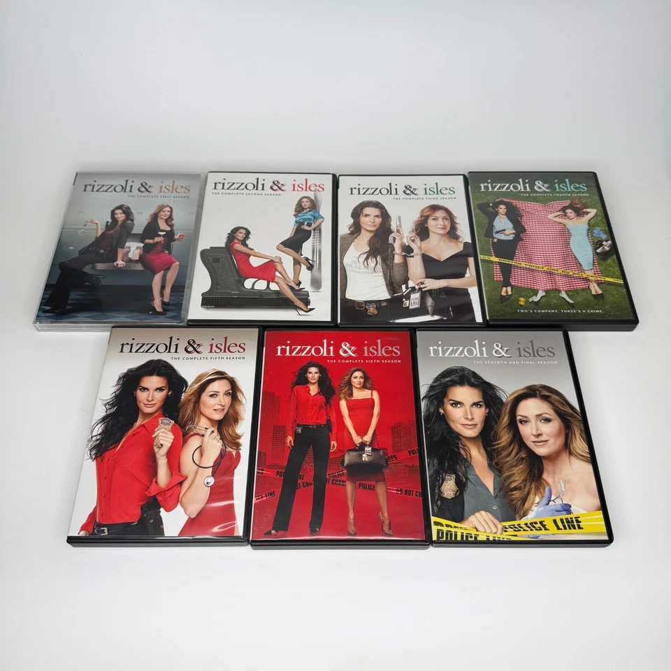 Rizzoli & Isles: Complete TV Series - Seasons 1-7 (DVD, 2010-16) Angie Harmon - Image 2 of 3