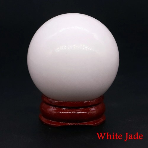 Natural Stone Crystal Ball Home Decor Healing Wicca GemstoneSphere Massage Globe - Picture 43 of 46