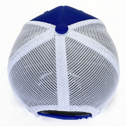 Gorra de béisbol Milwaukee Brewers MB con logotipo clásico malla azul y blanco a presión - Imagen 5 de 11