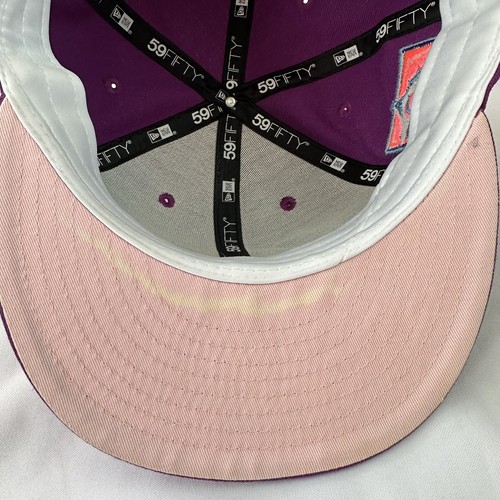 New Era Colorado Rockies Hat - 7 3/8 - 25 Anniversary MLB Baseball Cap Purple - Picture 7 of 10