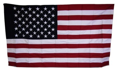 3x5 Foot Tennessee State Flag - 100% Cotton Embroidered & Sewn, With Brass Grommets - View #3