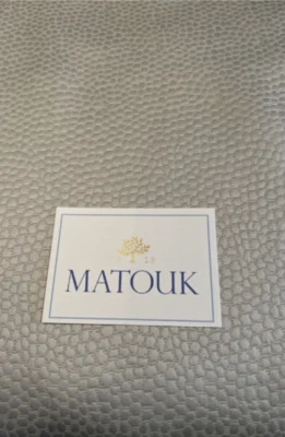 MATOUK~Coverlet~Queen/full~EDEN~Matelasse~Silver/Gray~Pebbled~100% Cotton~NWT~ - Image 1 of 4