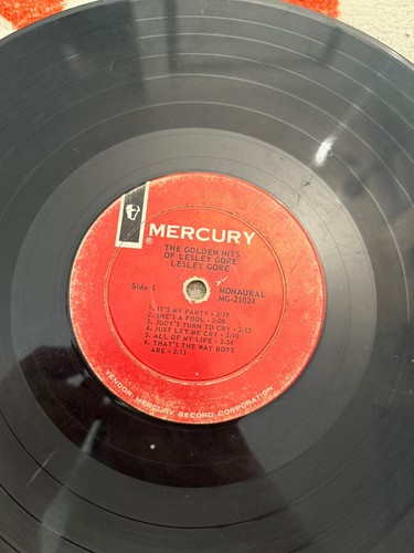 Lesley Gore - The Golden Hits Of; 12"/33 LP Vinyl, Mg-21024 No Skipping - Picture 4 of 8
