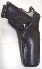 Bianchi # 100A RH Black "SPEED HOLSTER" S&W 1911  4" - 5" bbl, Suede Lining, NOS