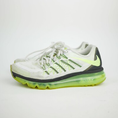 NIKE AIR MAX Youth 4.5 - White \u0026 green sneakers athletic shoes - Women's  6.5 | eBay