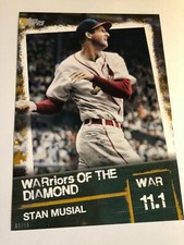 2020 Topps WARriors of the Diamond Jumbo 5x7 Stan Musial Cardinals WOD11 05/10