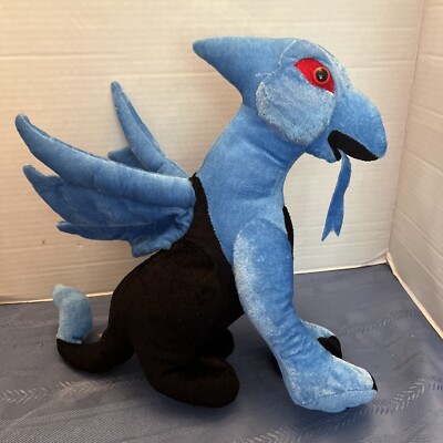 Cedar Point Roller coaster The Gatekeeper Blue & Black Dragon Gryphon Plush Toy
