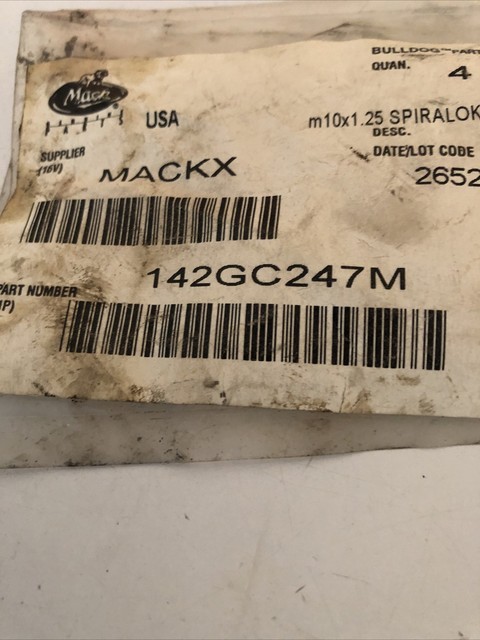 - GENUINE MACK OEM 20576436 NUT RETAINER 142GC247M SPIRAL LOCK NUT for ...