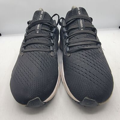 Nike Air Zoom Pegasus 38 Womens 9 Black Running Shoes Sneakers