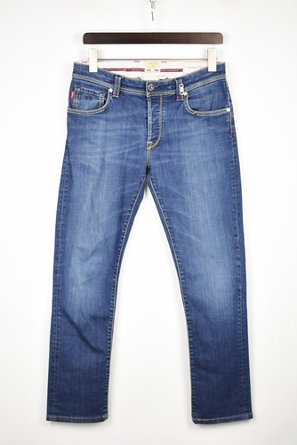 SARTORIA TRAMAROSSA Leonardo Jeans Men's W31 Stretchy Blue Fade Effect Slim  Fit | eBay