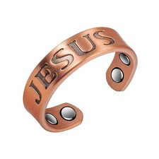 Health Magnetic Copper Ring Pain Relief for Arthritis Pure Copper Jewelry Gift