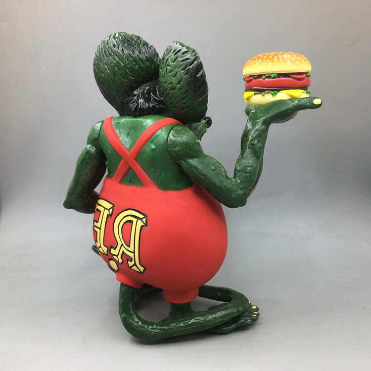 R.F. フィギュア ハンバーガー バラ付き　フィギュア　レトロ　ビンテージ Rat Fink Hamburger & Rose PVC Action Figure Toy Chird Gift