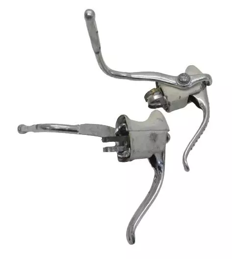 Vintage Alloy Bicycle Drop Bar Brake Levers 22.2 23.8mm E106