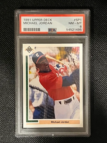 1991 UPPER DECK MICHAEL JORDAN #SP1 CHICAGO WHITE SOX PSA 8 NM-MT