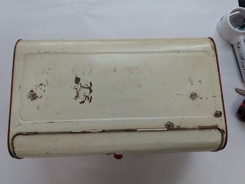 Vintage Decoware Metal Rooster Bread Box - Picture 2 of 14