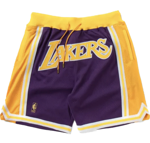 pantaloncini just don lakers - AUTENTICI - NUOVI CON ETICHETTE - Foto 2 di 2