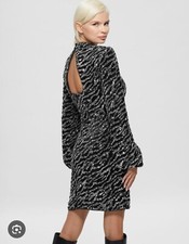 Marciano by Guess Black and Silver Mini Dress for Women
