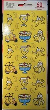 PREMIUM - SCRATCH N  SNIFF - STICKERS - TEACHERS AID - REWARDS - BANANA   