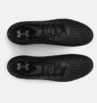 Jyothinivasaluva Black Under Armor Football Cleats Red Sneakers