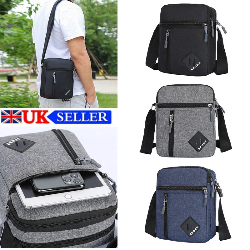 Men's Shoulder Bag Messenger Bags Cross Body Handbag Travel Work Utility Bag  UK | eBay