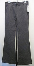 NWT Worth Hematite Gray All-Season Rayon Nylon Wide-Leg Dress Career Pant Size 4