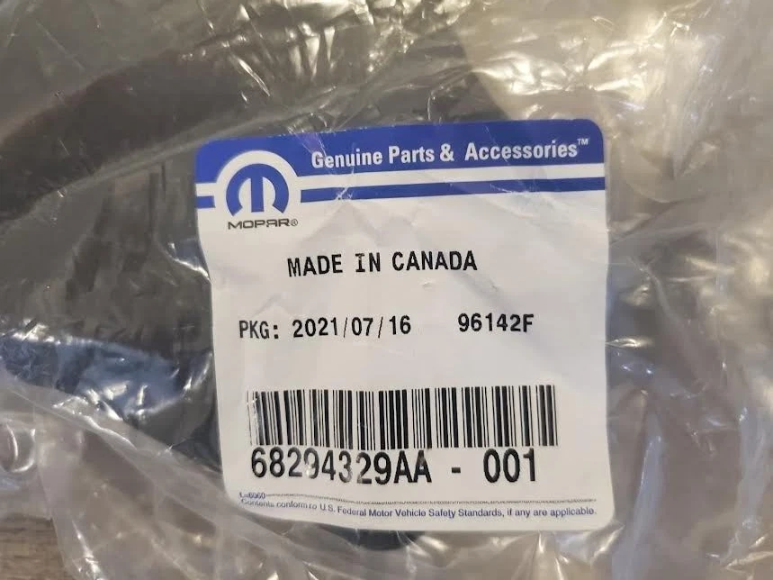 2023 Jeep Wrangler NOVO PARA-CHOQUE DIANTEIRO ESQUERDO PN#68294329AA - Imagem 2 de 3