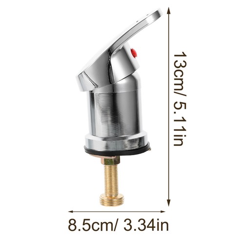 Water Mixing Valve Faucet Switch Shampoo Salon Tap Man Individual - Picture 2 of 12