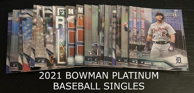 2021 BOWMAN PLATINUM   PICK YOUR CARD   baseball card rookie base single RC SP