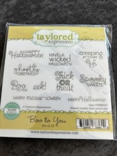Taylored Expressions Boo To You Stamp Set