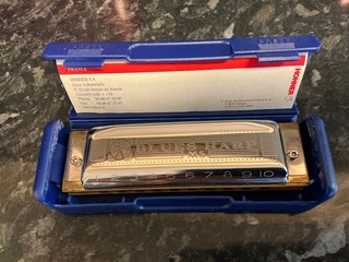 Hohner Blues Harp MS Series Harmonica In the Key of A With Case