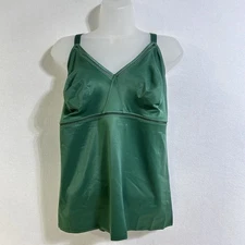 Ruby Ribbon Siren Cami Camisole Womens Shaping Top Size 48 1906 Shapewear Green