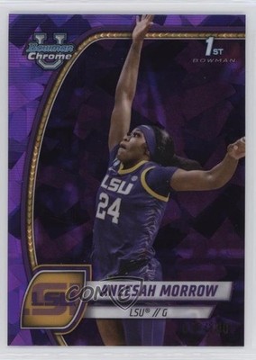 2024-25 Bowman U Chrome Sapphire Purple 72/100 Aneesah Morrow #6 3hd