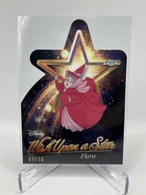 2025 Topps Disney Wonder FLORA Die Cut Wish Upon A Star Sleeping Beauty Pink /10