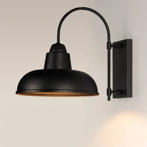 Maxim Industrial 15 3/4" High Black Outdoor Wall Light - Picture 1 of 5