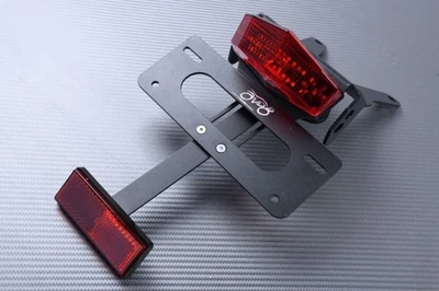 Support Plaque + Catadioptre + Feu Stop Rouge Pour HONDA CRF 250 RALLY 2017-2021 - Photo 1/4