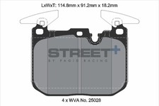 Bremsbel�ge BMW 1 (F20) M 135 i xDrive Baujahr 03/15-06/16 KW 240 PS 326 - Pagid