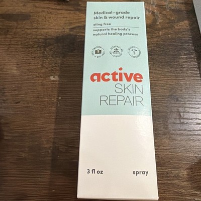 Active Skin Repair Spray 3oz Medical Grade Wound & Skin Repair Sting Free