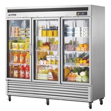Turbo Air TSR72GSDN 3 Door Super Deluxe Refrigerated Merchandiser