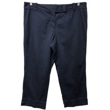 LOFT Catalina Capri Womens 12 Marisa Blue Stretch