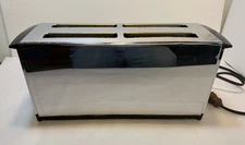 Vintage Proctor Silex Chrome 4 Slice Automatic Pop Up Toaster N20535