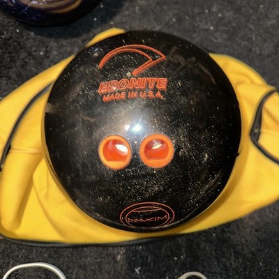 Ebonite Maxim Bowling Ball 15lb Black glitter