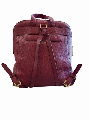 ?NWT Michael Kors burgundy backpack with gold hardware Michael Kors Burgundy Pebbled Backpack Gold Hardware Inner  main image 2