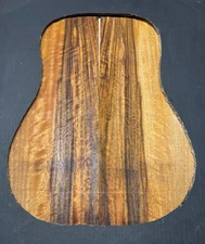 Flame Chocolate Mango Dreadnought Guitar Back Set #208