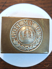 WW1 German Infantrymans Imperial Bi Metal Buckle