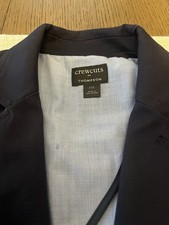 J. Crew Crewcuts Blazer Boys, Size 10 Thompson Suit Jacket Navy Blue