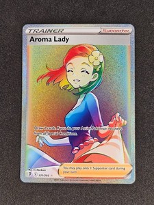 aroma lady rainbow pokemon card Aroma Lady (199/203) [Sword & Shield: Evolving Skies] main image 1
