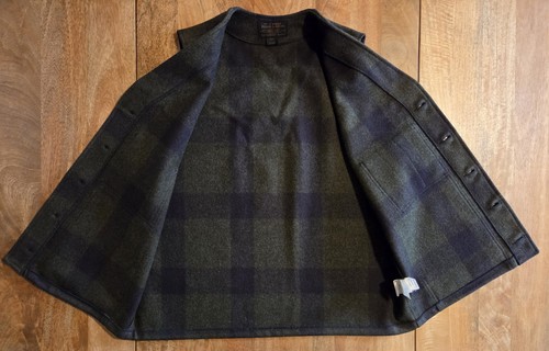 Filson Mackinaw Wool Vest | XL Long | Limited Edition | Forest Green/Brown - Picture 4 of 11